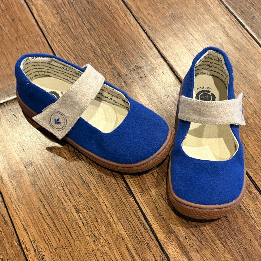 Livie & Luca Blue and Tan Dress Shoes